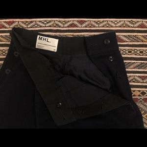 Margaret Howell (MHL) navy wool trousers
